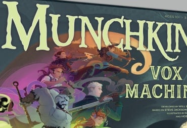 A screenshot of a game box showing a group of adventurers. The text 